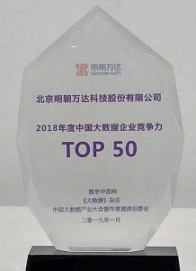 中国大数据企业竞争力TOP50