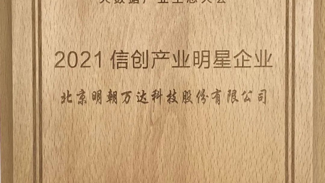 2021年信创产业明星企业